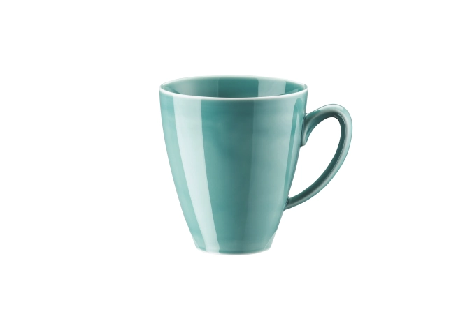 Mesh Colours Aqua Becher mit Henkel 9cm H10cm 0.35lt