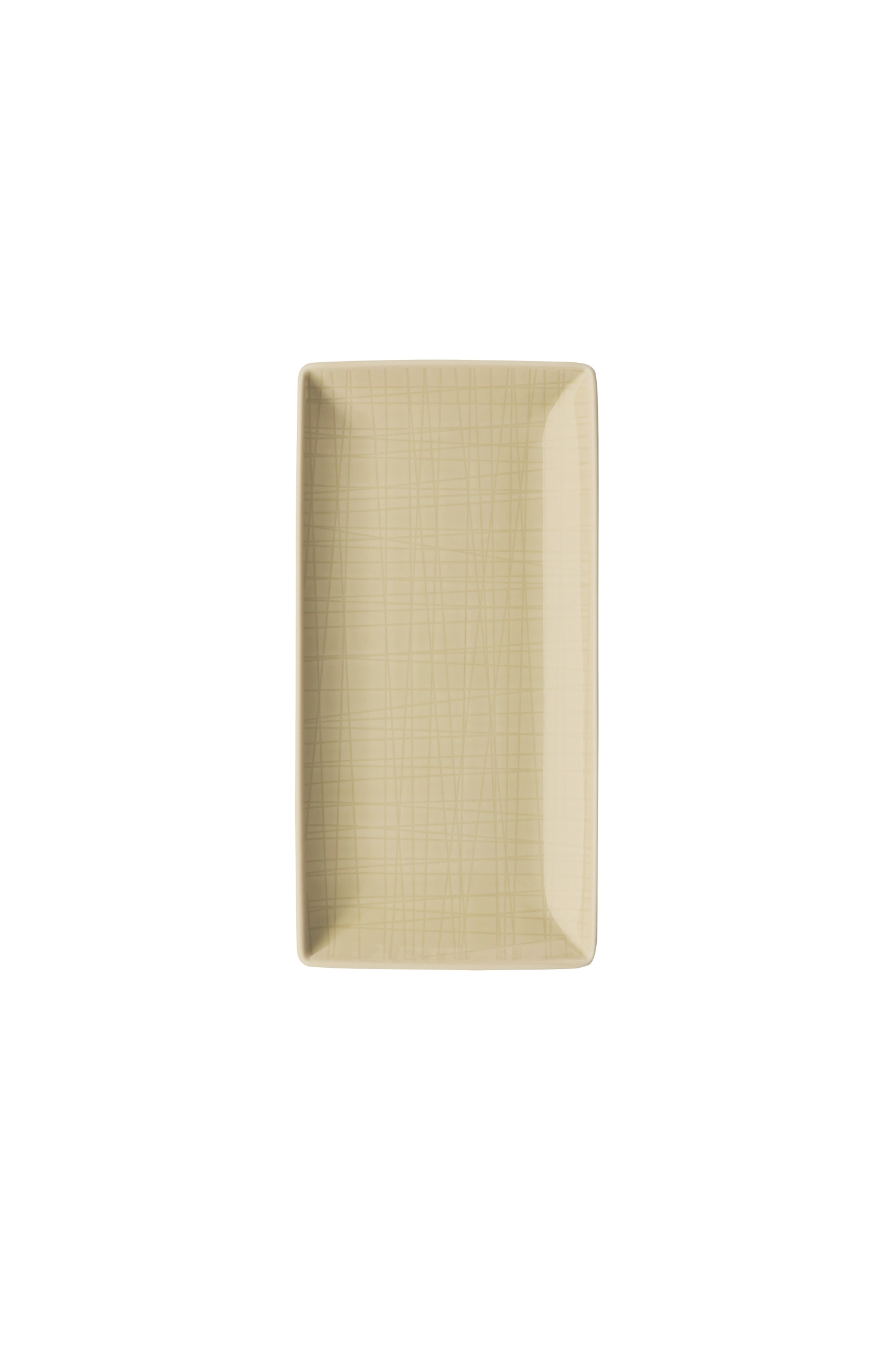 Mesh Colours Cream Schale rechteckig 20x10cm