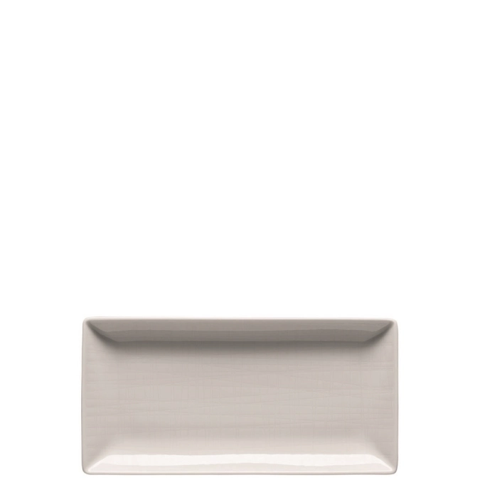 Mesh weiss Schale rechteckig 20x10cm