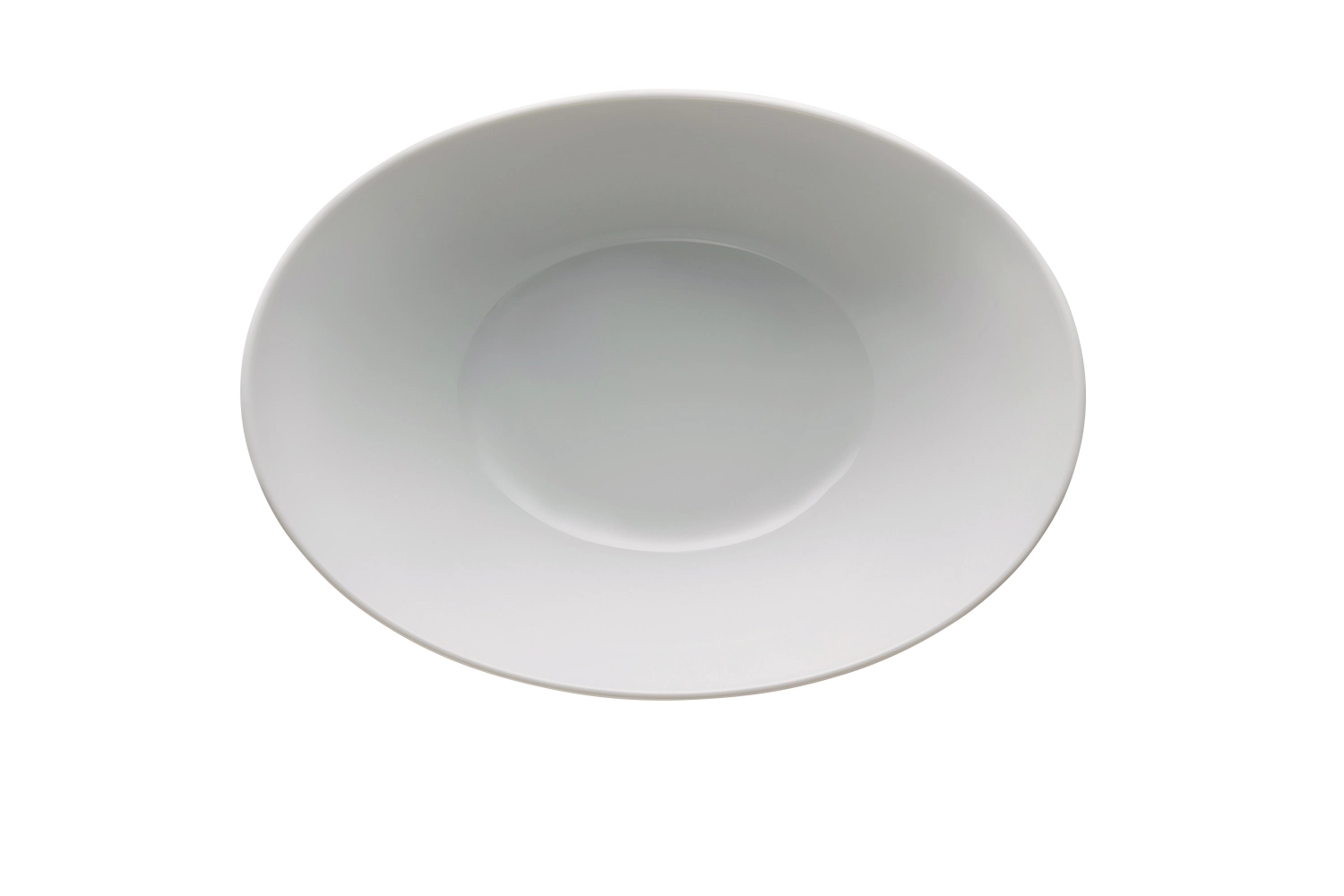 Mesh weiss Schüssel oval 25x18cm H9cm 1.2lt