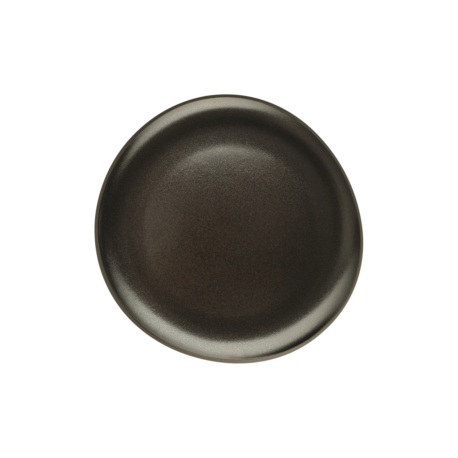 Junto Slate Grey Teller flach 22cm