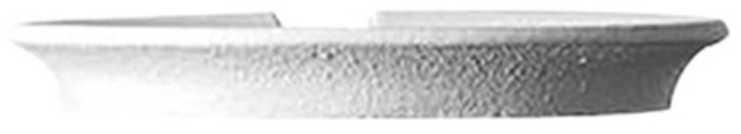 Nido weiss Deckel mit Einschnitt Weiss 10.5cm H1cm 0.28lt