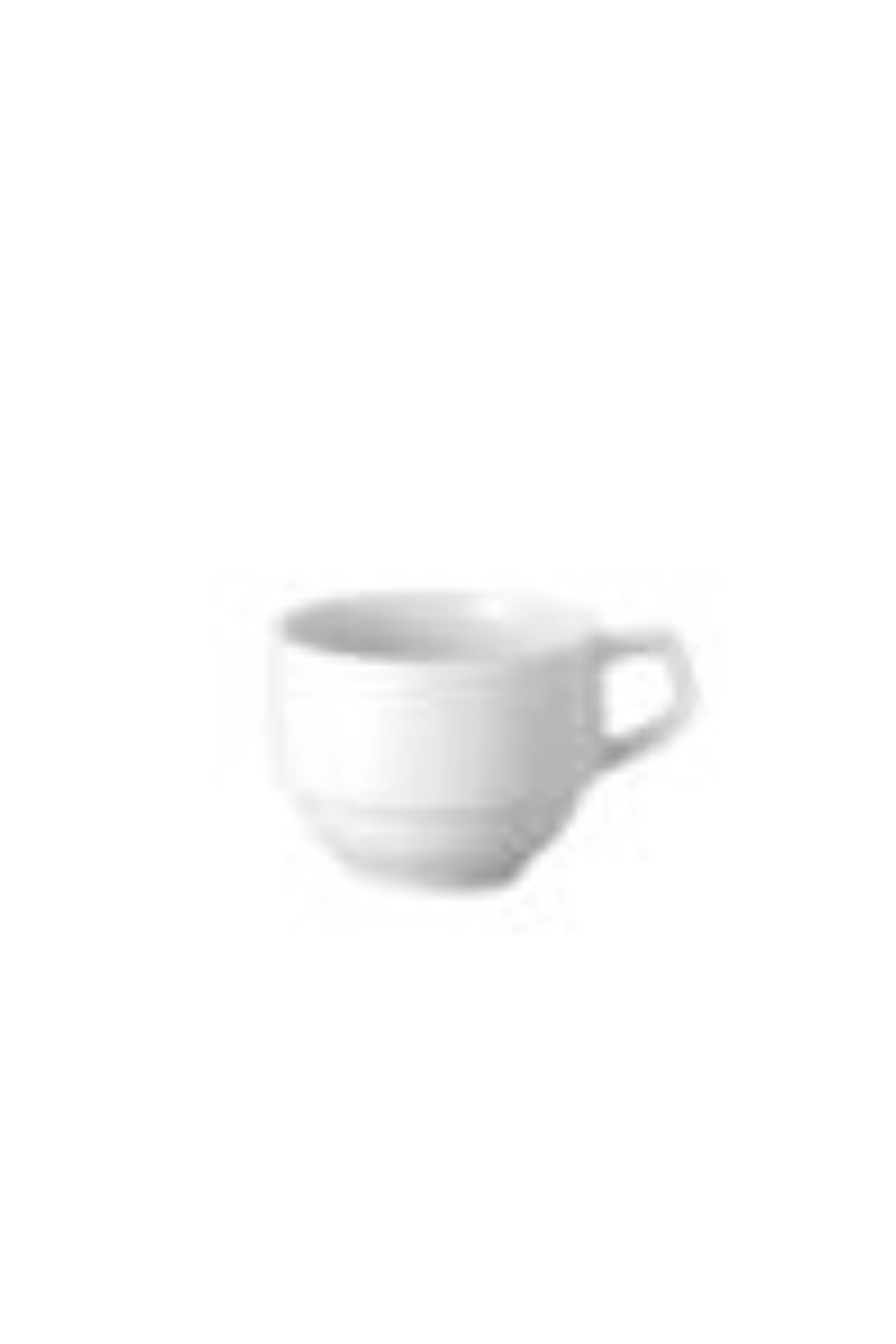 Nido weiss Obertasse stapelbar Weiss 8.5cm H7cm 0.22lt