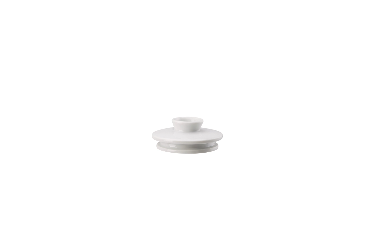 Mesh weiss Kaffeekannen-Deckel H3cm