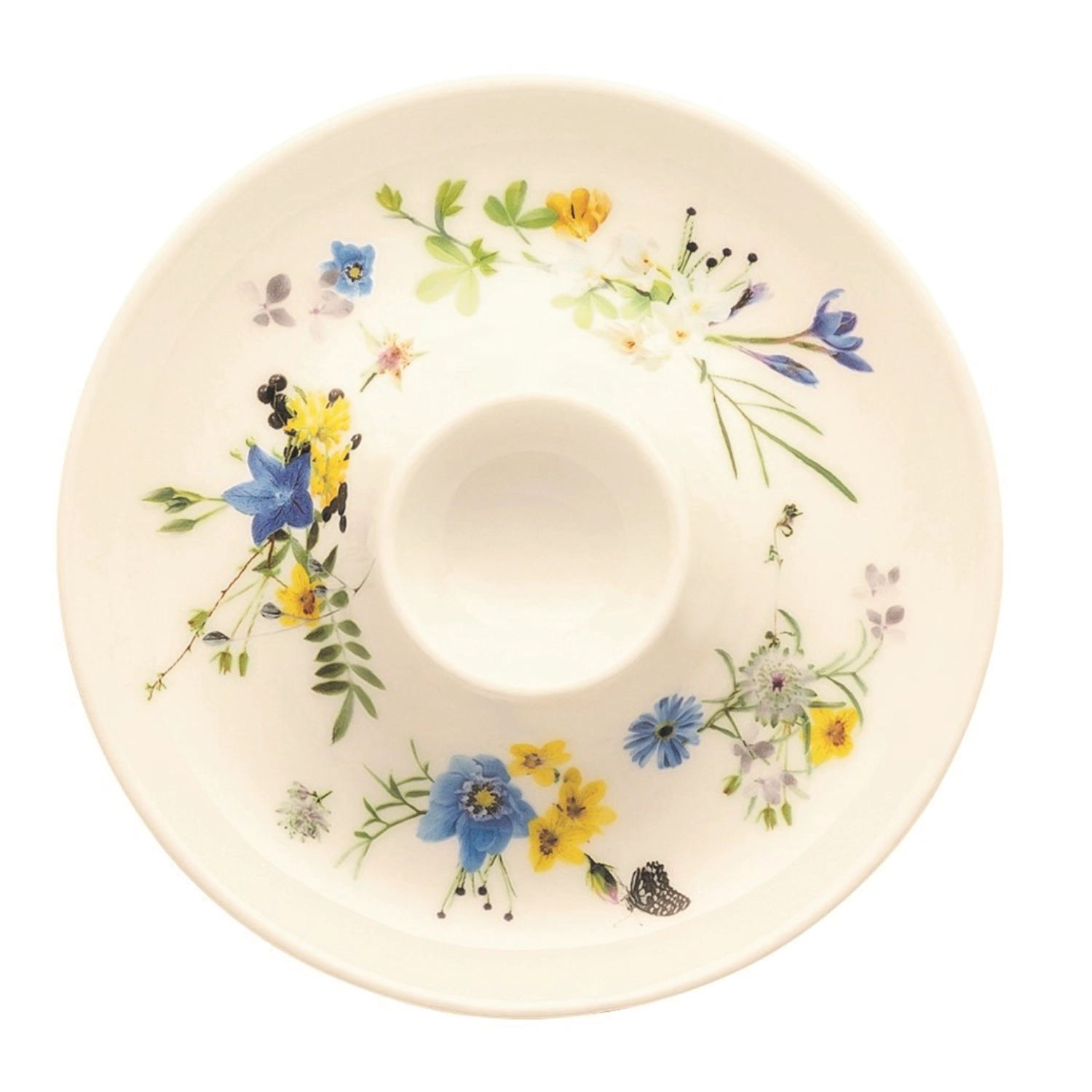 Brillance Fleurs des Alpes Eierbecher mit Ablage 13.6 cm