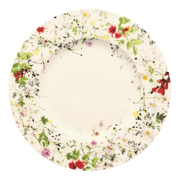 Brillance Fleurs Sauvages Frühstücksteller mit Fahne 23 cm