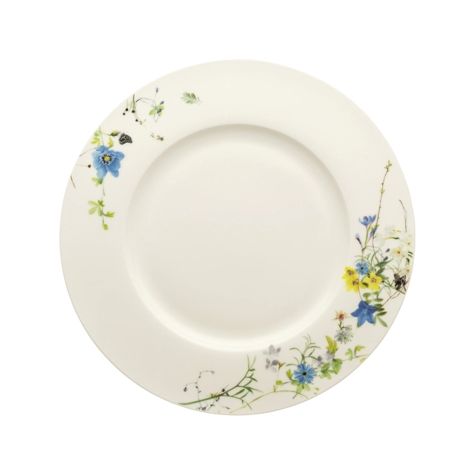 Brillance Fleurs des Alpes Speiseteller mit Fahne 28 cm