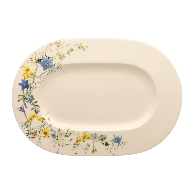 Brillance Fleurs des Alpes Assiette 34 cm