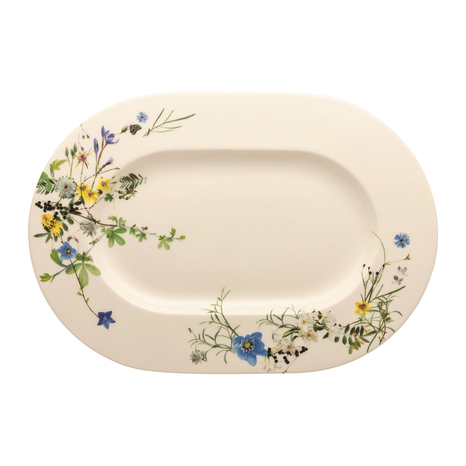 Brillance Fleurs des Alpes Plat 41 cm