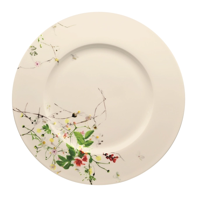 Brillance Fleurs Sauvages Platzteller mit Fahne 33 cm