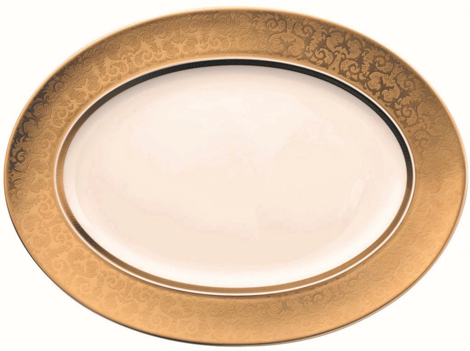 Versace Medusa Gala Gold Plateau ovale 44 cm