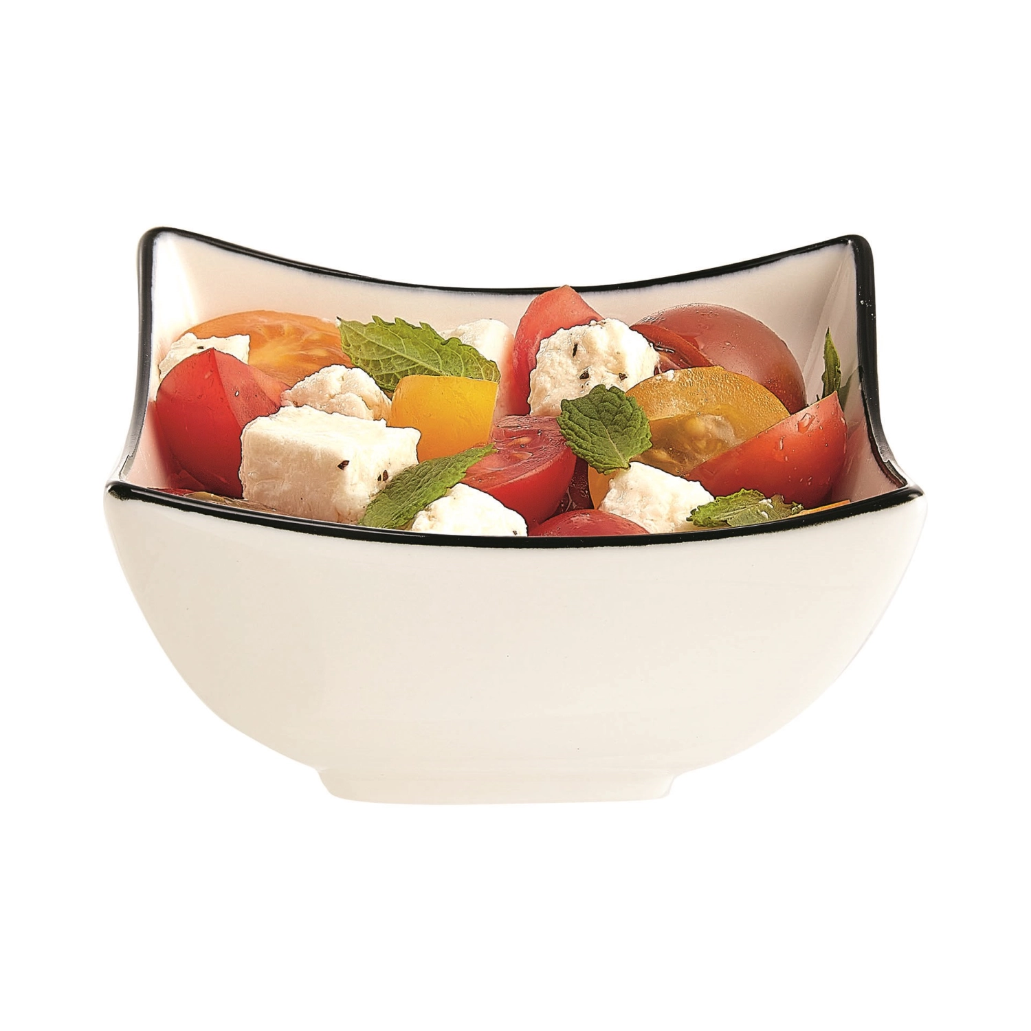 Appetizer Filet Black bol carré 9x9cm