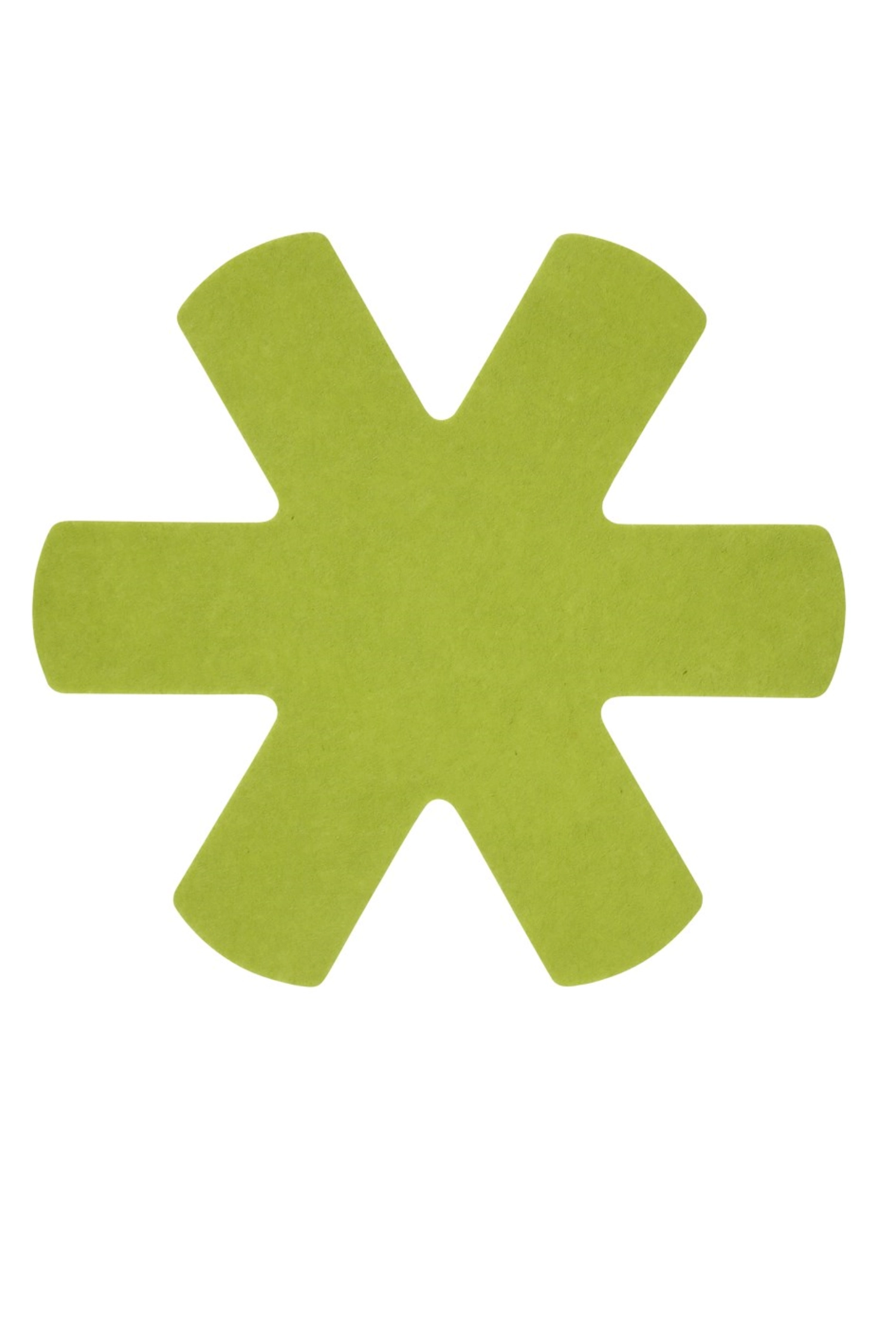 Protège-poêle 3 pièces étoile 38cm, vert