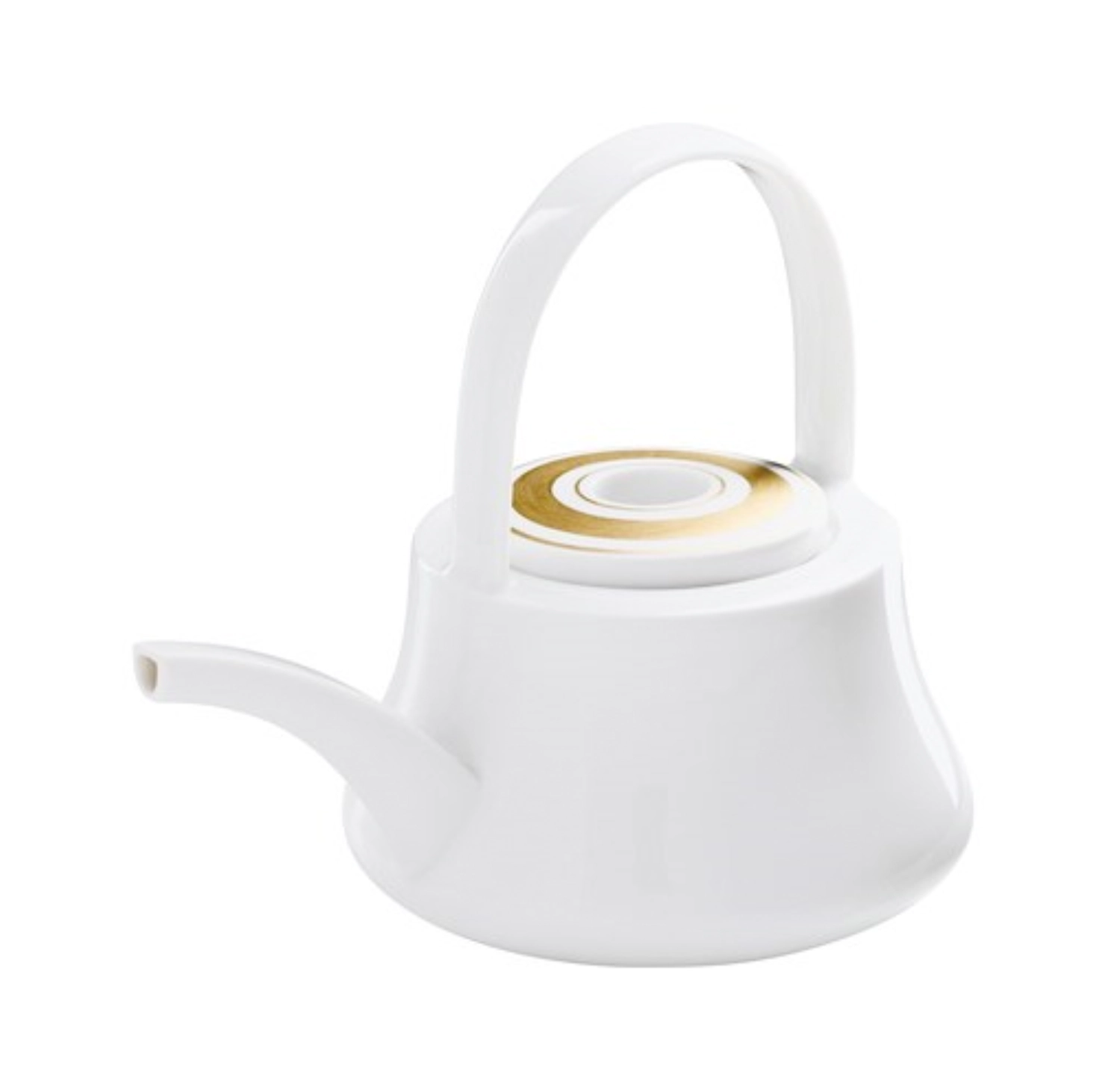 Glamour Gold Teekanne mit Henkel