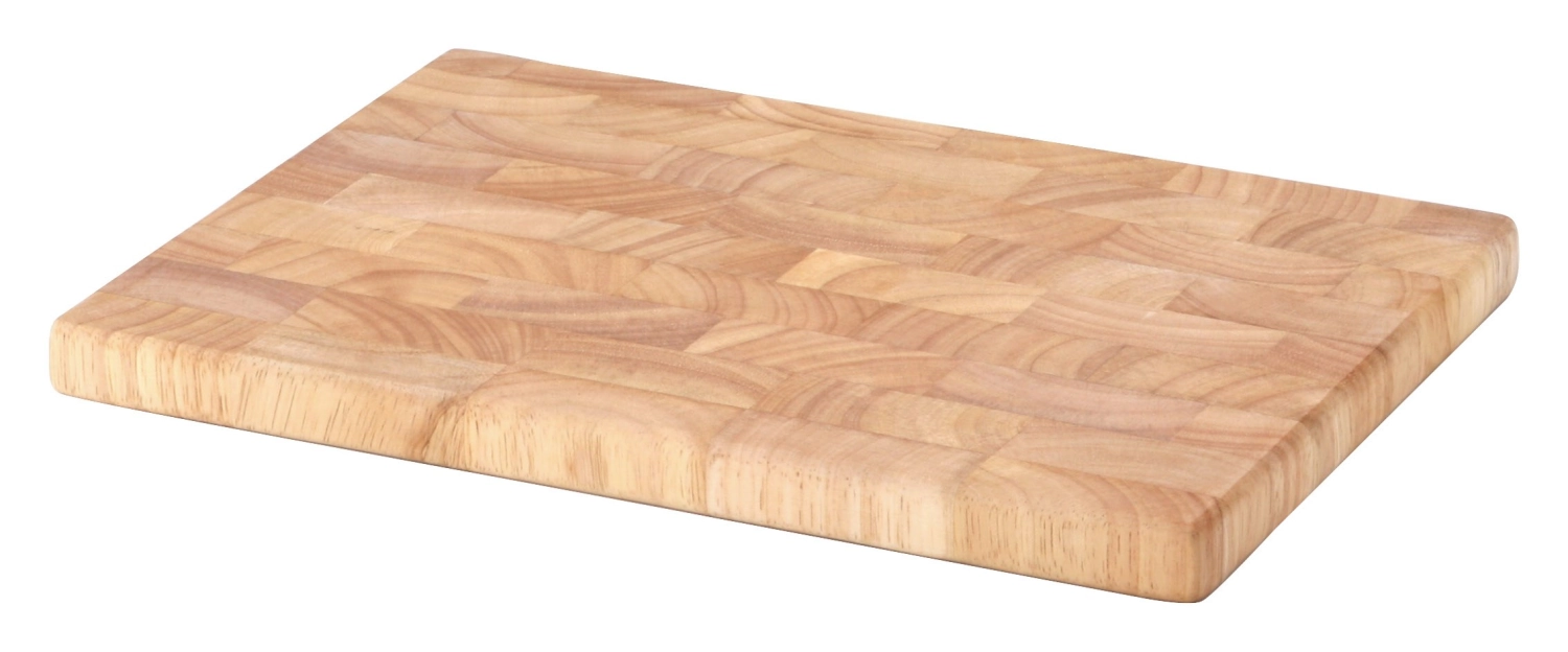Planche à découper en bois frontal huilée, 30x21.5x2 cm