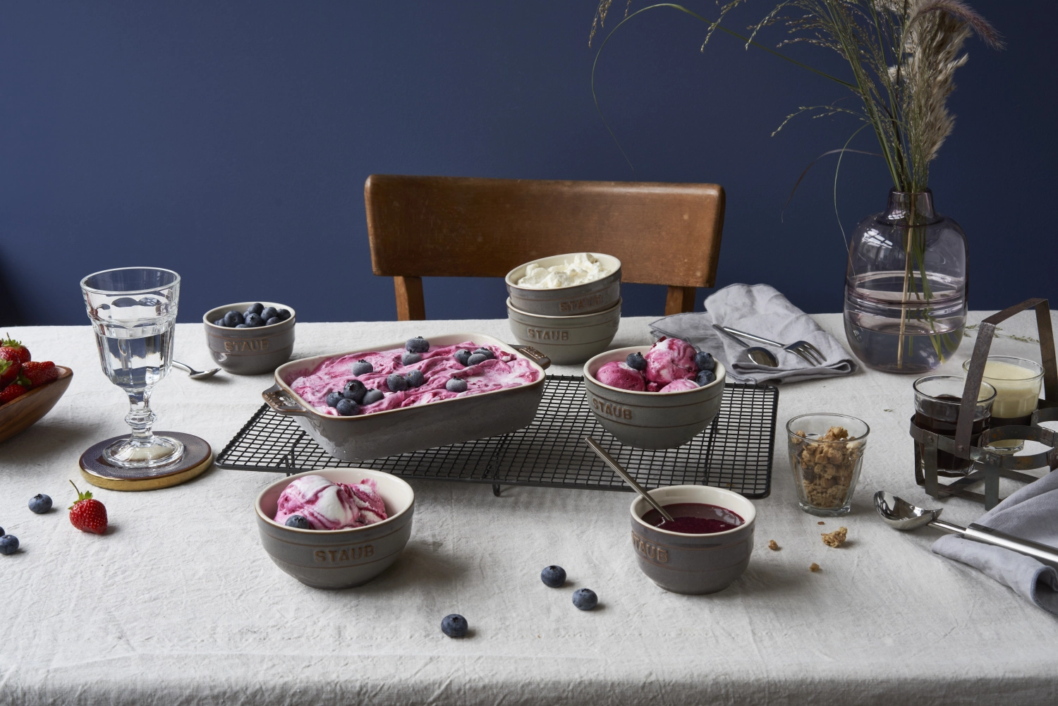 Petit bol en céramique, gris antique, 12 cm