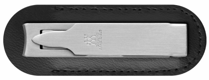 Nagelknipser in Lederstulpe matt, rostfrei