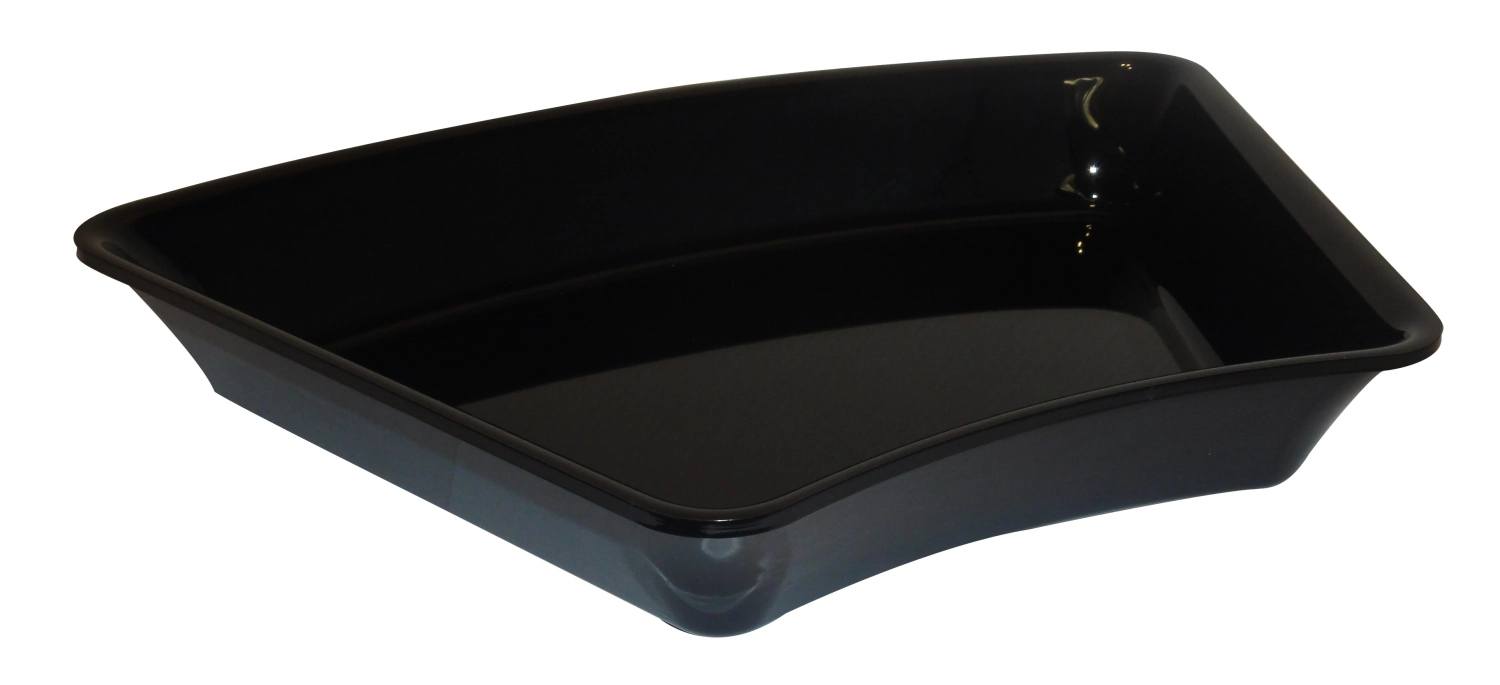 Saladier arrondi 45Grad 26.5x26.5x5cm noir