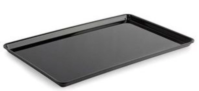 Rechteckige Schale GN1/1 53x32.5x1.7cm schwarz