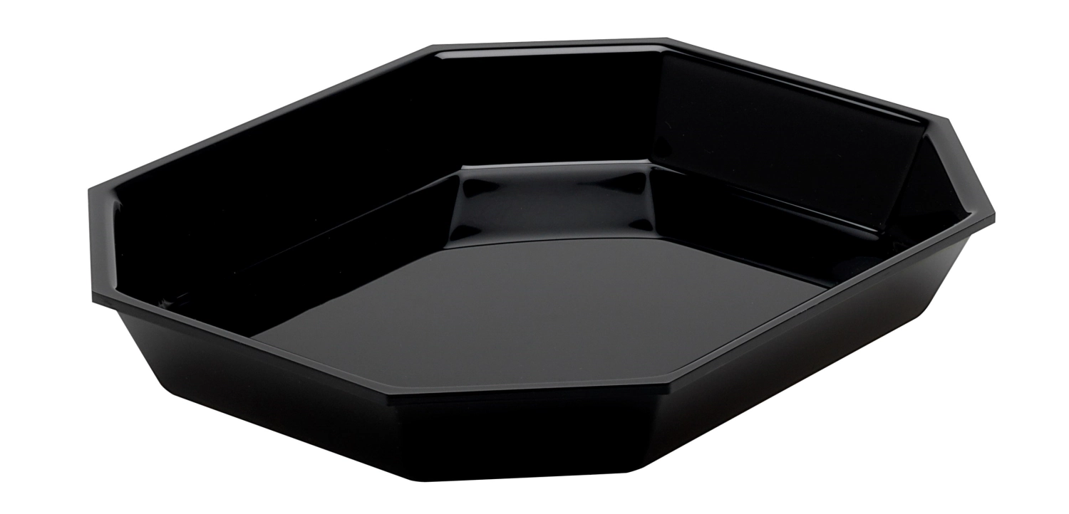 Bol octogonal GN1/2 32.5x26.5x4.5cm noir