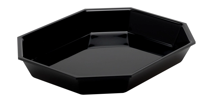 Bol octogonal GN1/2 32.5x26.5x4.5cm noir
