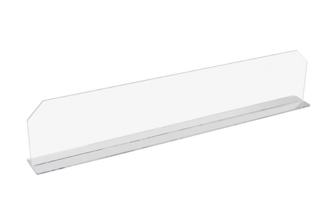 Trenner 20x100x0.5cm transparent