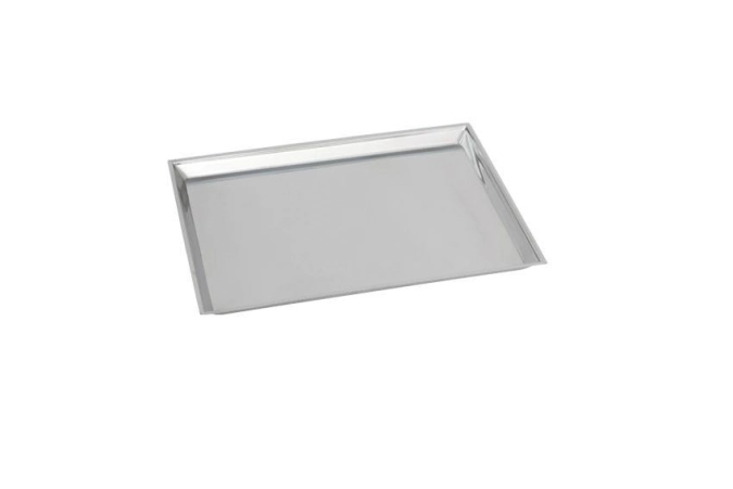 Plateau de comptoir inox 40x30x2cm brillant