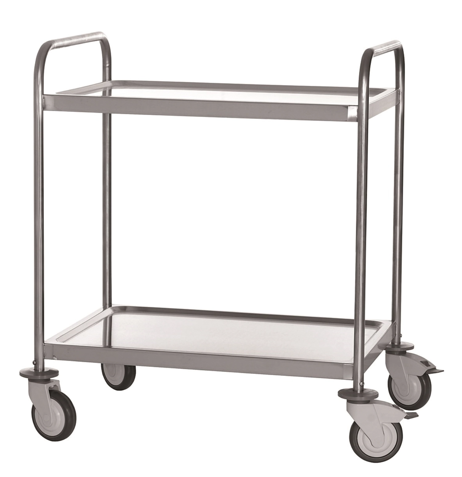 Chariot de service 2 tablettes 107x74cm H96cm