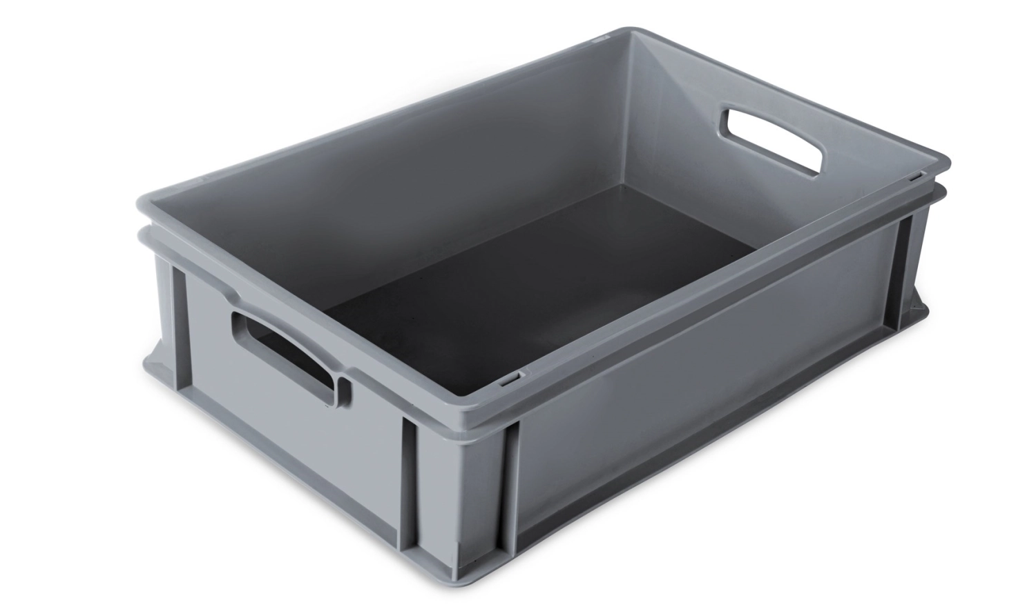 Behälter grau 60x40x17cm Standard Boden u. Wände geschlossen