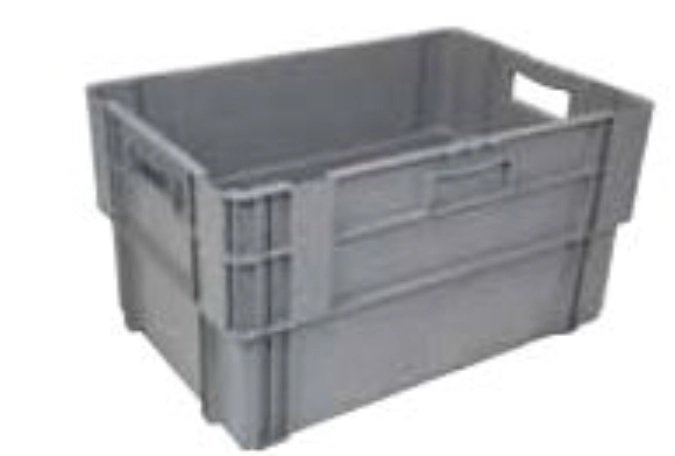 Bac gerbable EN gris 60x40x19cm fond/parois