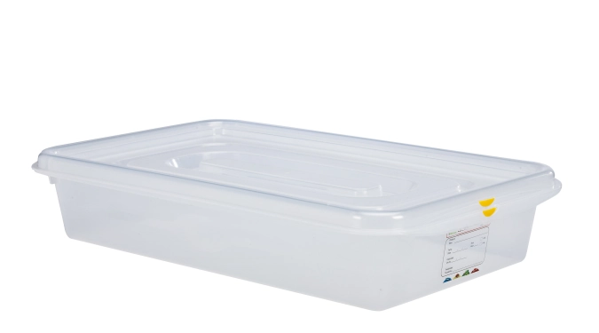 Bac de conservation GN1/1 10cm 13lt a. couvercle et clips