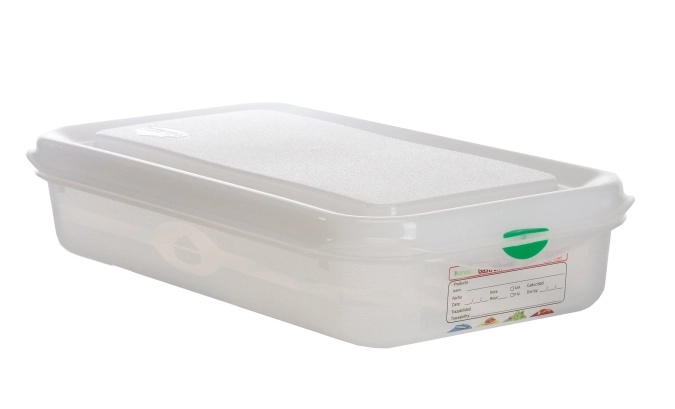 Boîte de conservation GN1/3 6.5cm 2.5lt avec couvercle et cl