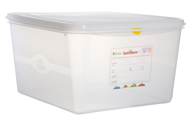 Frischhaltebox GN2/3 200mm 19lt mit Deckel und Clips