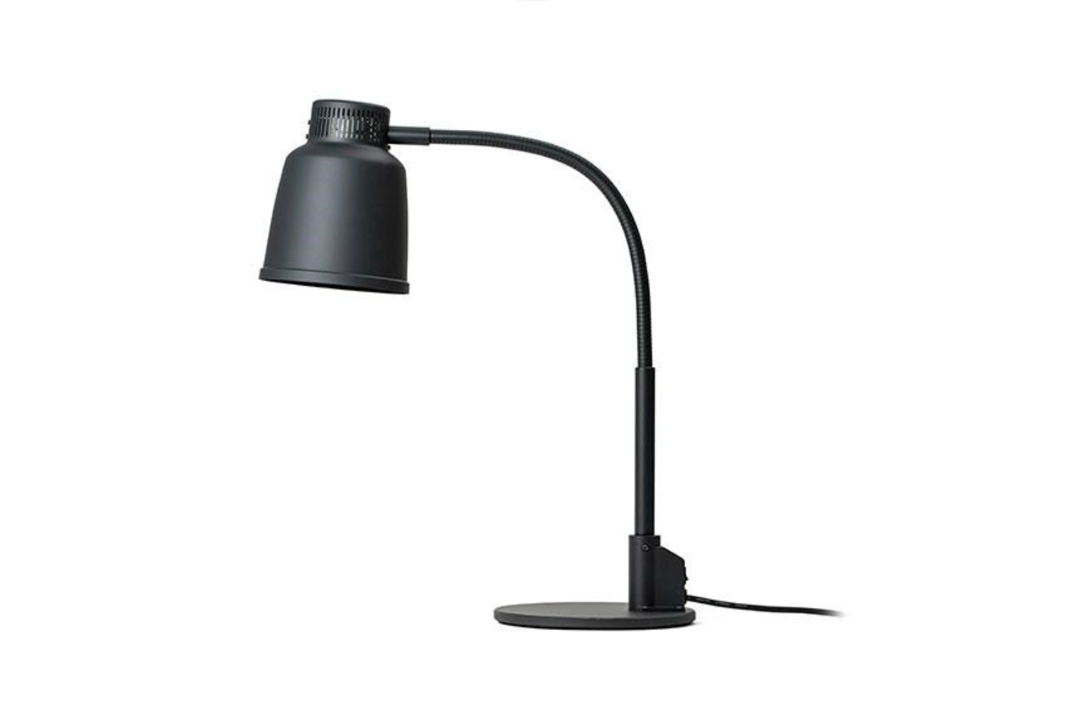 Lampe chauffante sur pied Hauteur totale 63.5cm noir