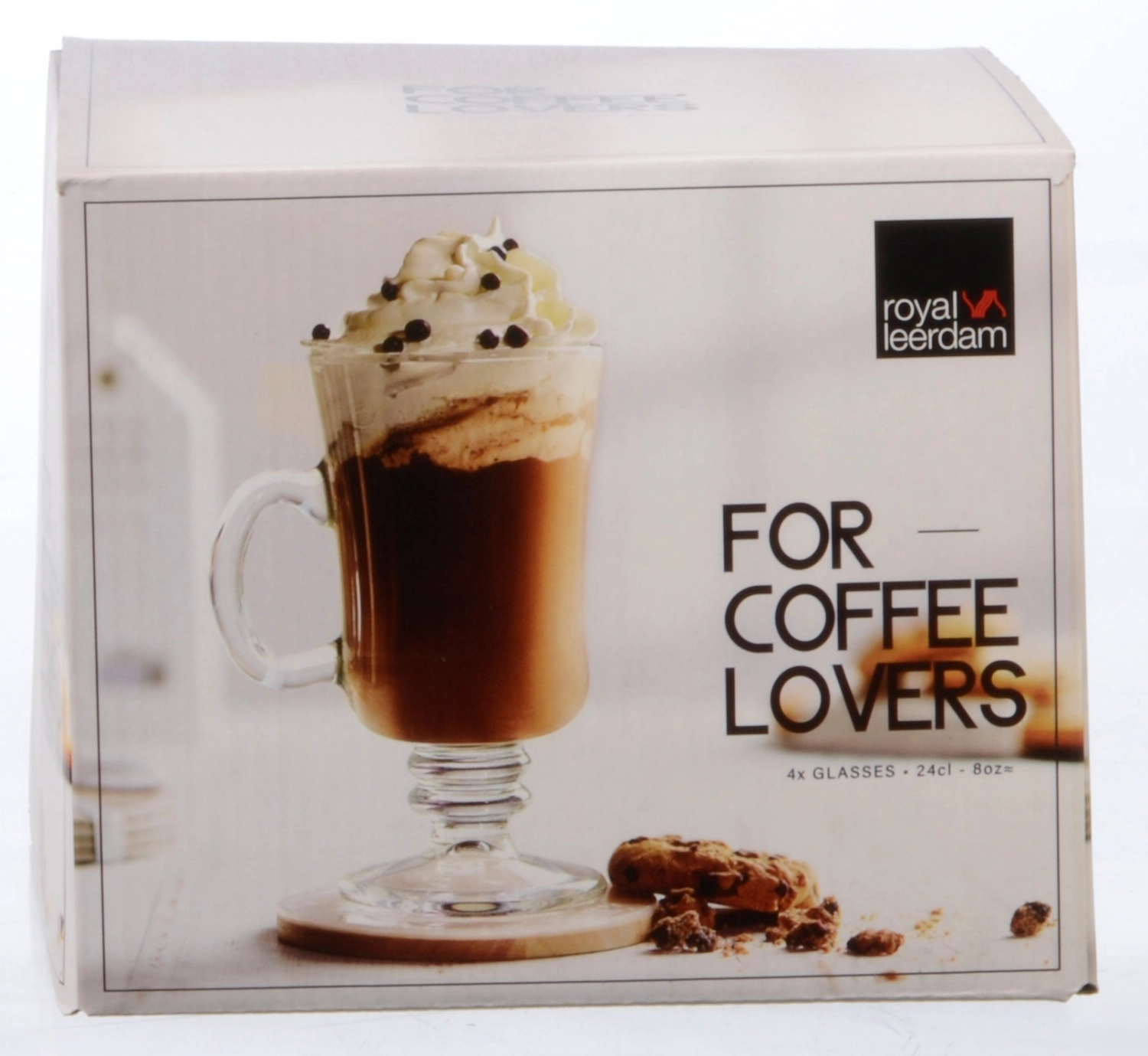 4er Set For Coffee Lovers Kaffee-/Teebecher auf Fuss 24cl