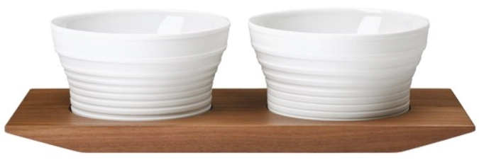 Pulse 2er-Set Marmeladenschälchen auf Tablett