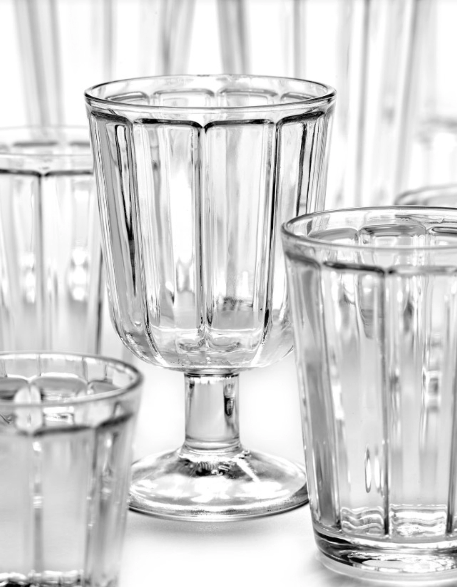 Surface verre à vin blanc