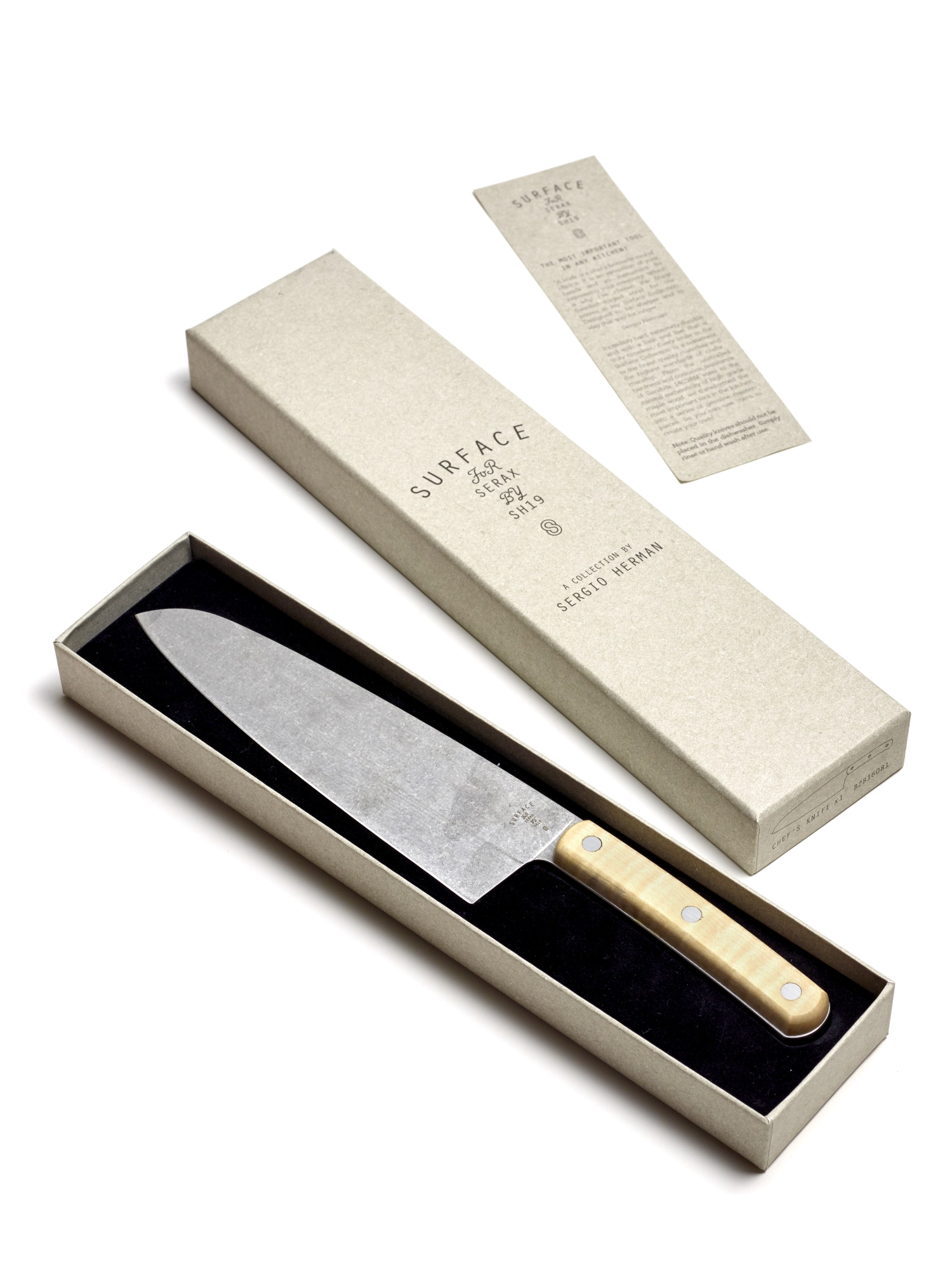 Surface couteau de chef