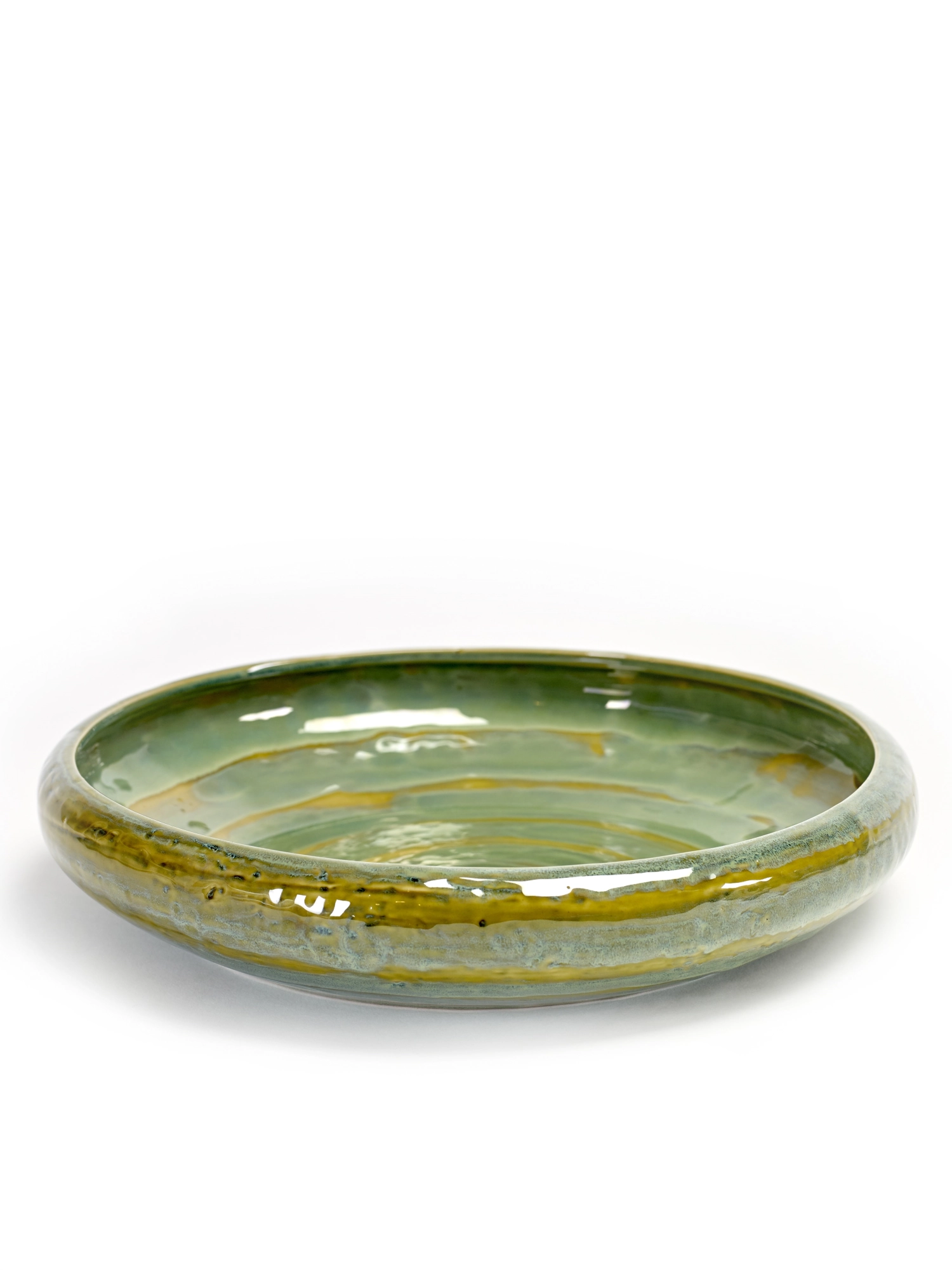 Pascale Naessens Tabouleh Plat L D31 H6,7 Seagreen