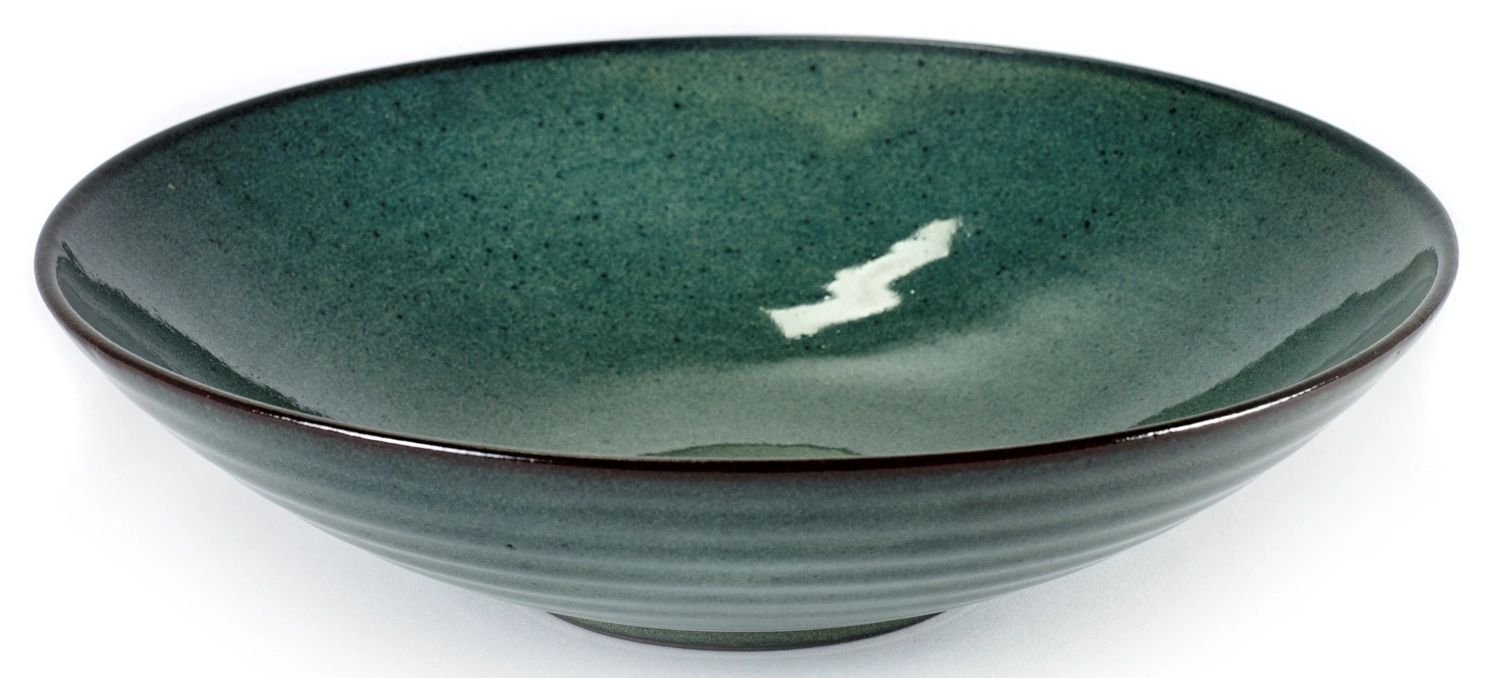 Pascale Naessens AQUA Assiette creuse à soupe, bleu, 23x6cm