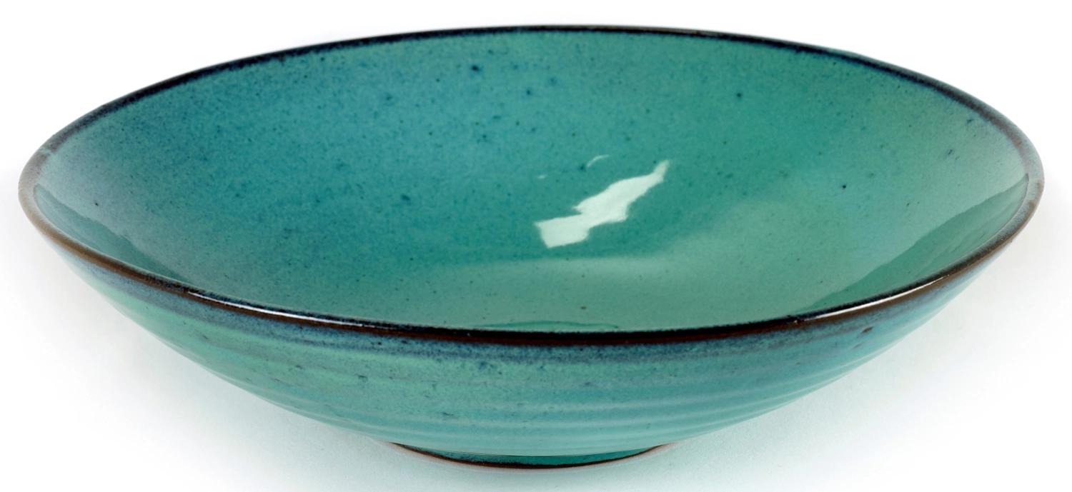 Pascale Naessens AQUA Assiette à soupe, turquoise, 23x6cm