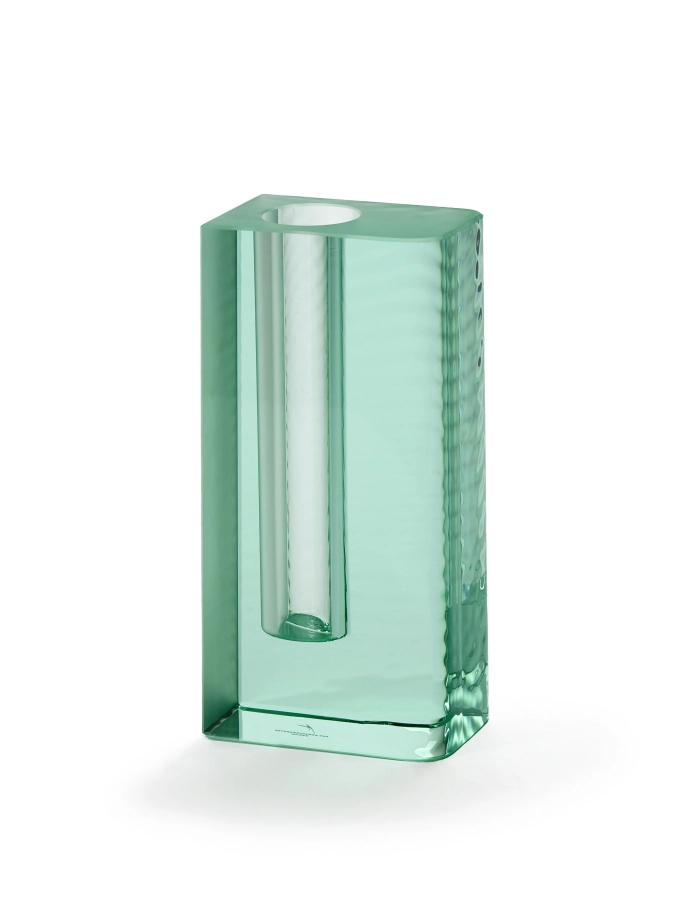 Ann Demeulemeester Vase Edu 2 8.6X5.3X18cm Eau