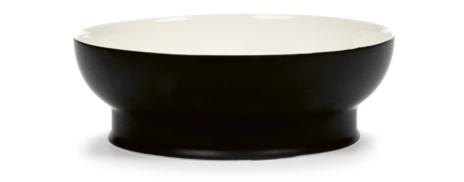 Ann Demeulemeester Bol D22cm Ra Black/Off-White