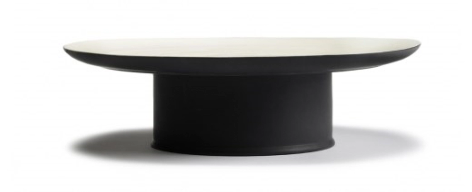 Ann Demeulemeester Présentoir à gâteaux D33cm Ra Black/Off-W