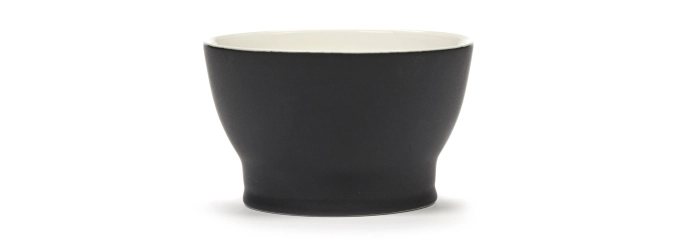 Ann Demeulemeester Tasse sans anse 22cl Ra Black/Off-White