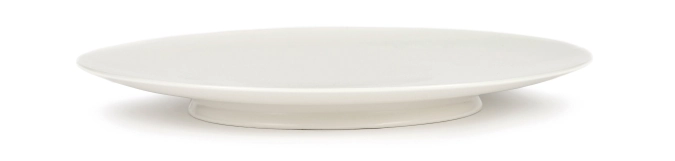 Ann Demeulemeester Assiette plate D24cm Ra Off-White