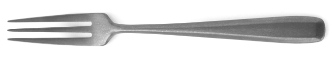 Ann Demeulem. Fourchette à dessert 18.4X1.85cm Zoë Anthracit
