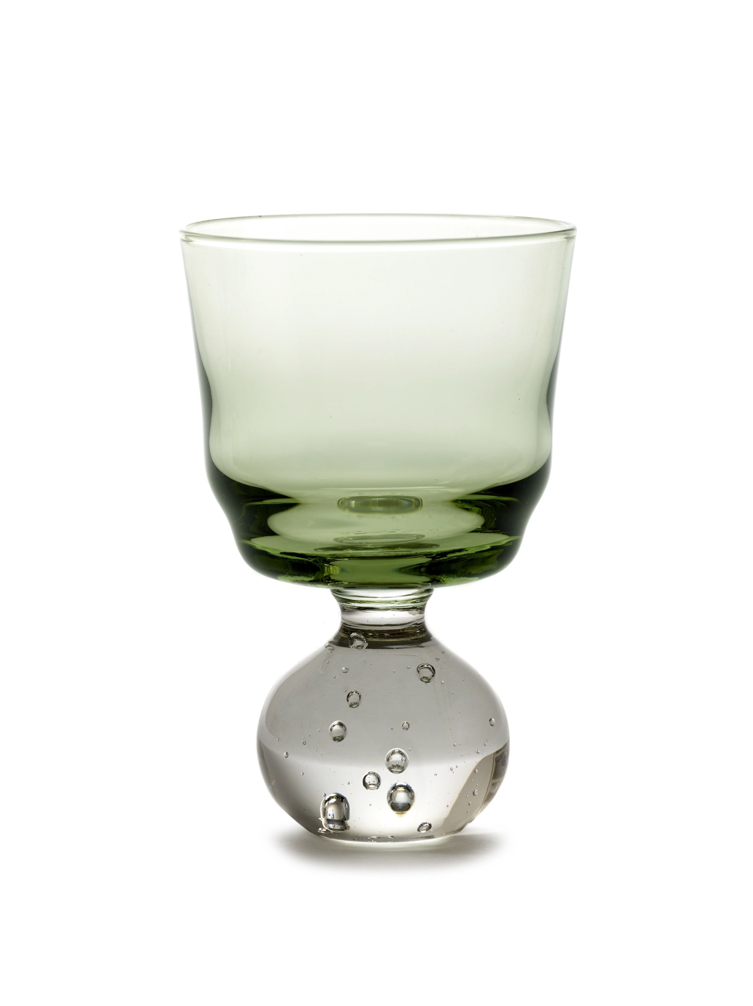 Bela Silva Eternal Snow Verre sur pied D6.3 H9.5 cm Green