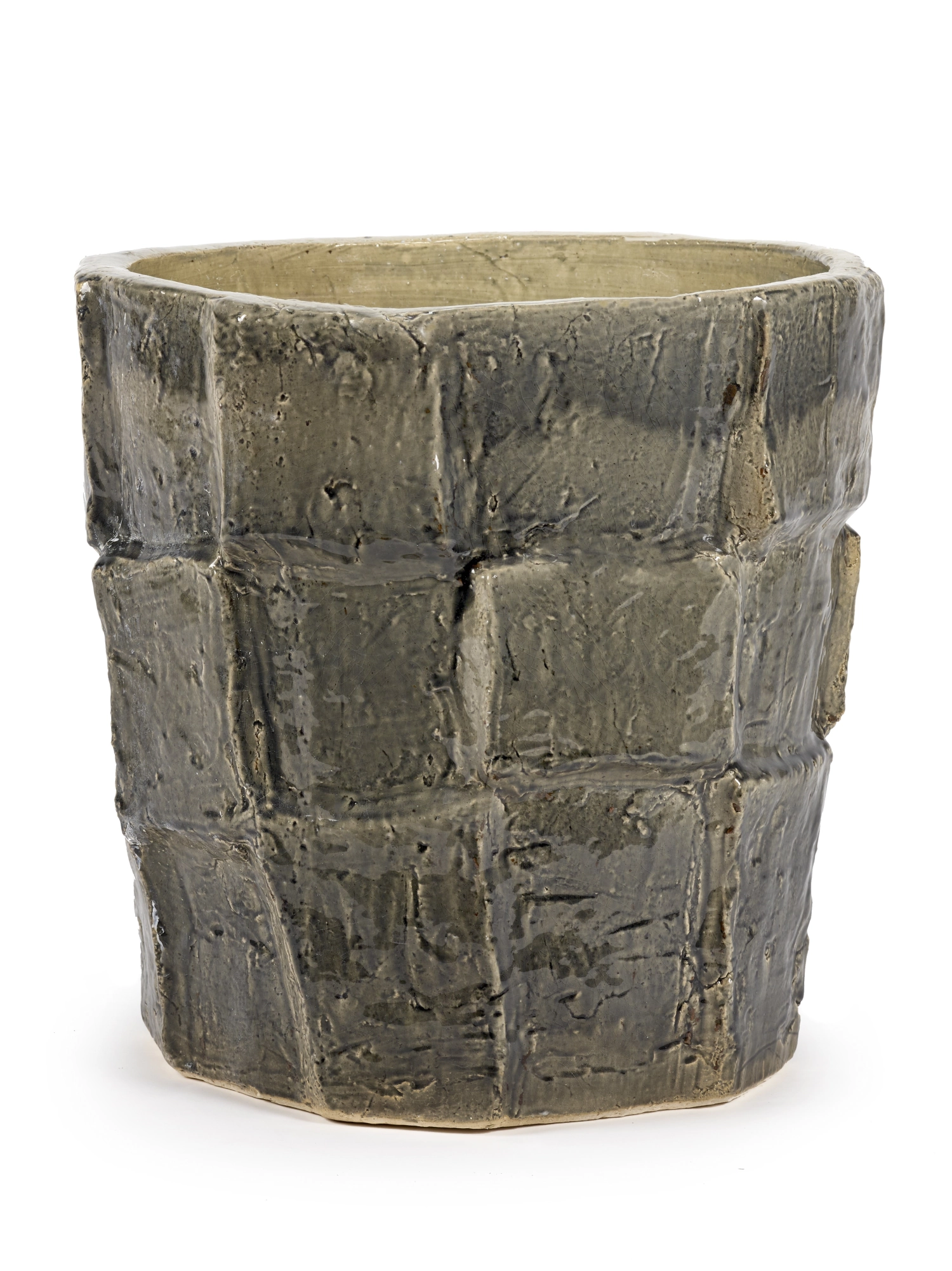 Bela Silva Look At Me Pot de fleurs D42.5 H42 cm Dark Gray