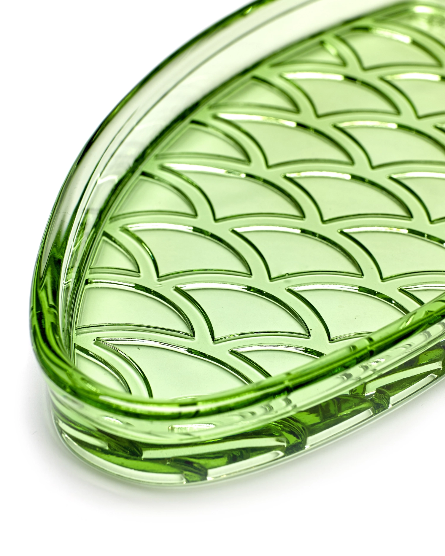 Paola Navone Fish&Fish Schale 23X10X2cm Transparent Green